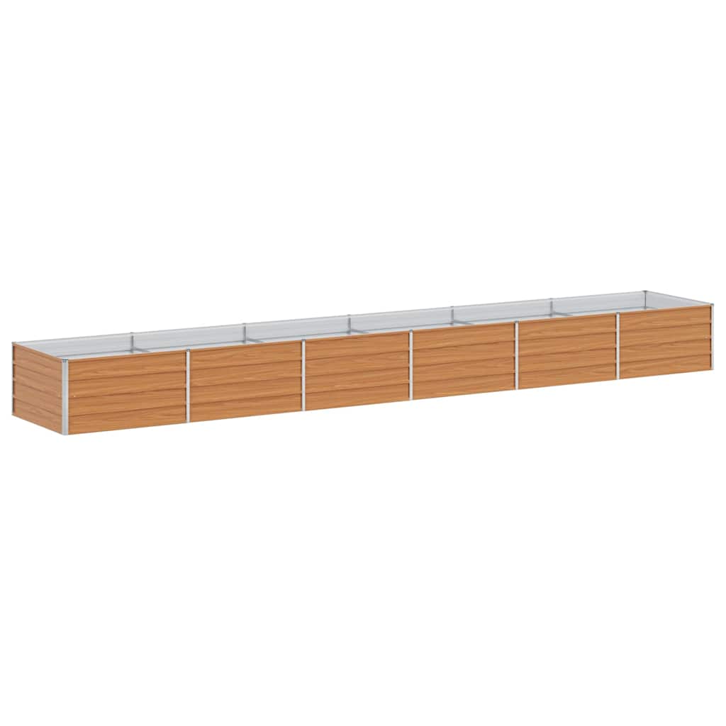Jardinière surélevée Vidaxx marron clair 480 x 80 x 45 cm
