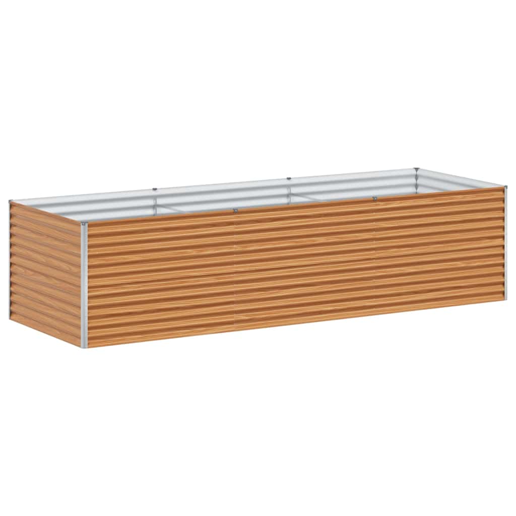 Jardinière surélevée Vidaxl 290 x 100 x 68 cm acier galvanisé