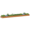 Jardinière surélevée Vidaxl 775 x 100 x 36 cm acier galvanisé