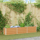 Jardinière surélevée Vidaxx marron clair 240 x 40 x 45 cm