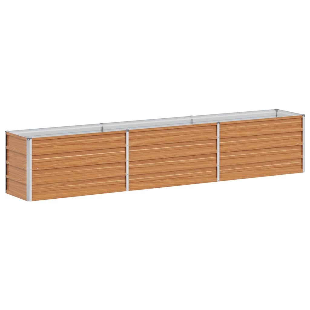 Jardinière surélevée Vidaxx marron clair 240 x 40 x 45 cm