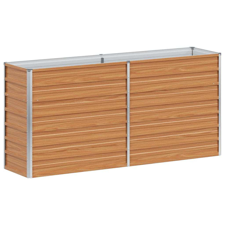 Jardinière surélevée Vidaxx marron clair 160 x 40 x 77 cm