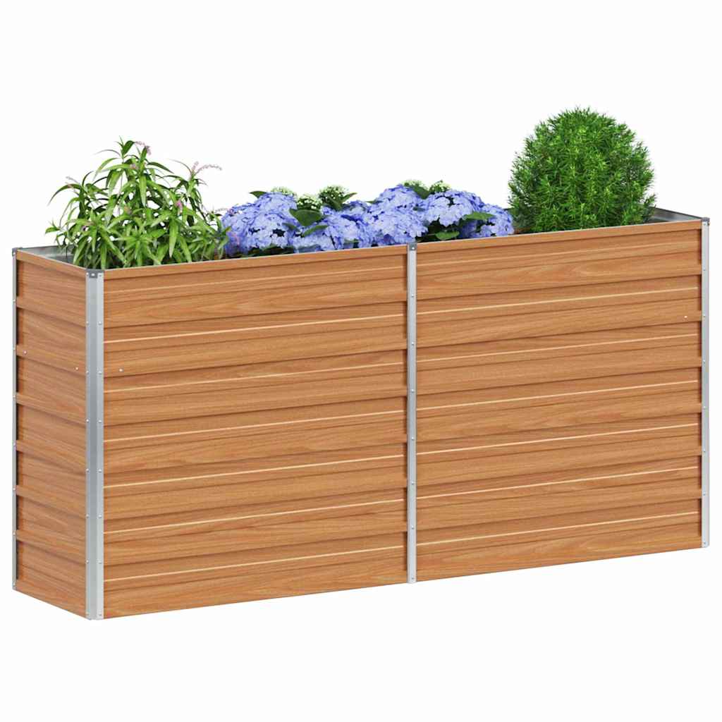 Jardinière surélevée Vidaxx marron clair 160 x 40 x 77 cm