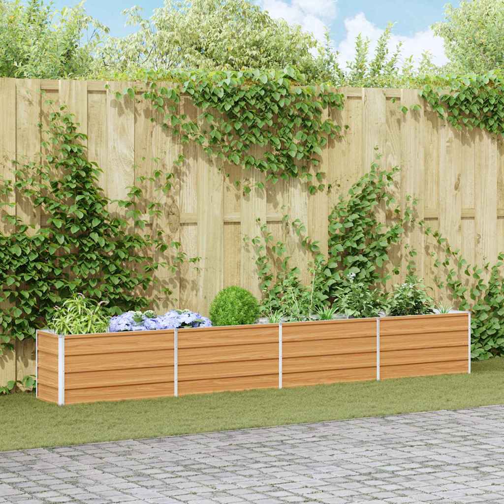 Jardinière surélevée Vidaxx marron clair 320 x 40 x 45 cm