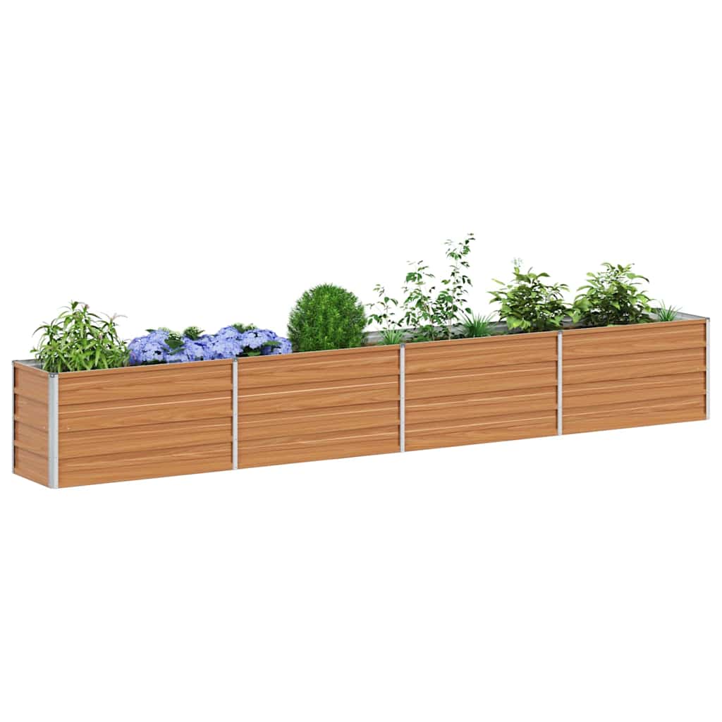 Jardinière surélevée Vidaxx marron clair 320 x 40 x 45 cm