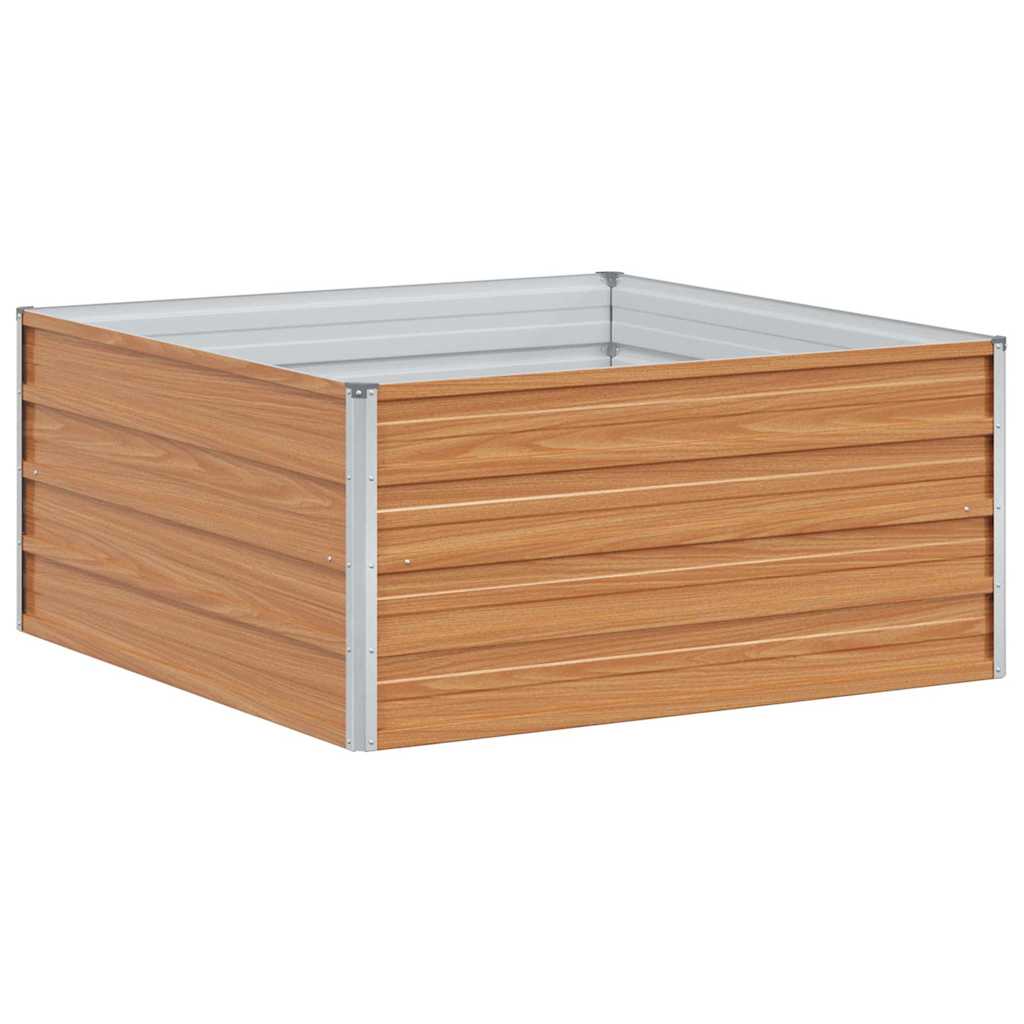 Jardinière surélevée Vidaxx marron clair 100 x 100 x 45 cm