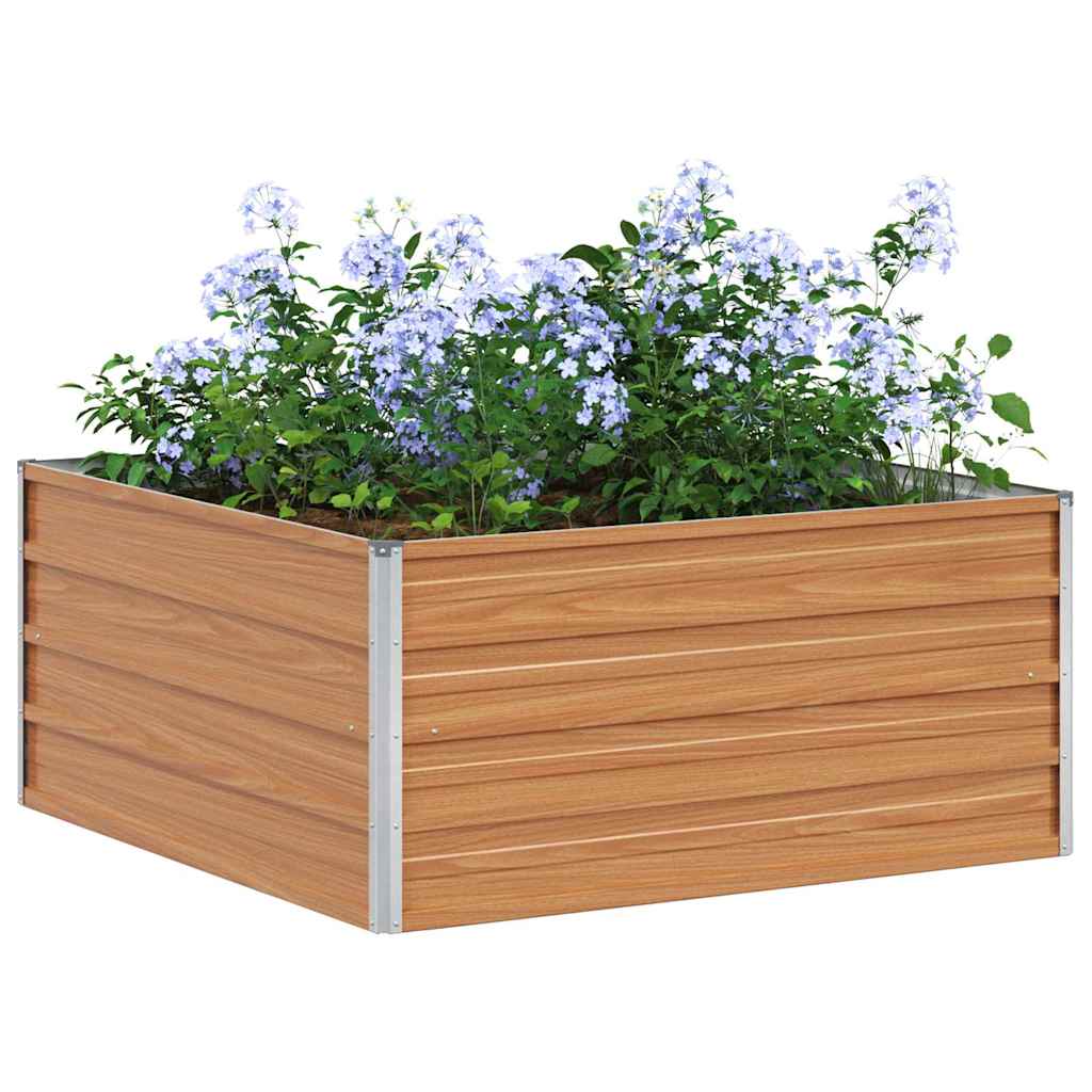 Jardinière surélevée Vidaxx marron clair 100 x 100 x 45 cm