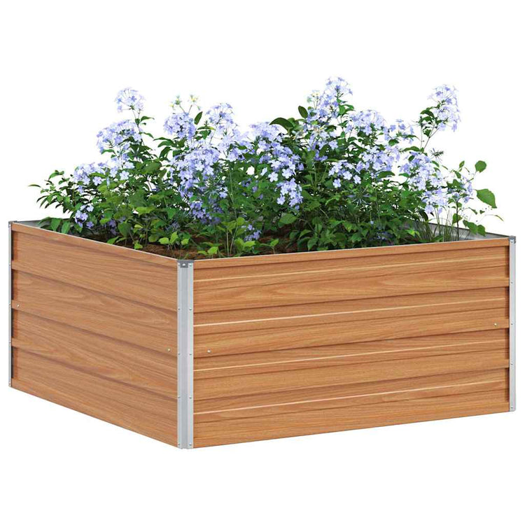 Jardinière surélevée Vidaxx marron clair 100 x 100 x 45 cm