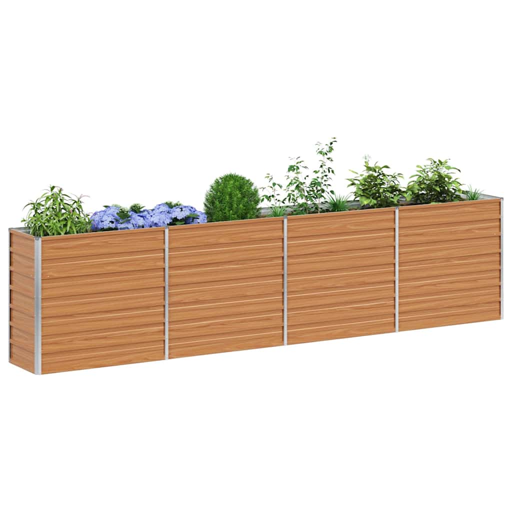 Jardinière surélevée Vidaxx marron clair 320 x 40 x 77 cm