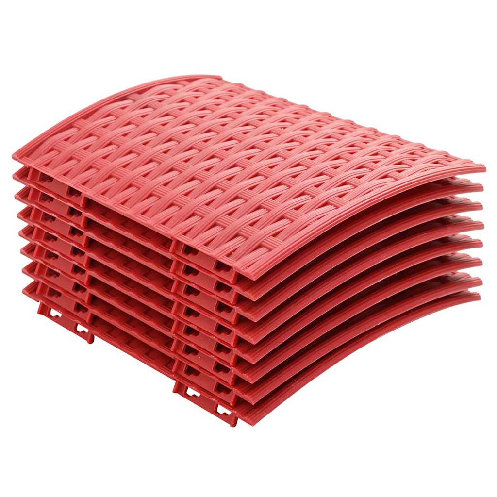Vidaxx jupe de sapin de Noël rouge ø 65 x 24 cm en plastique