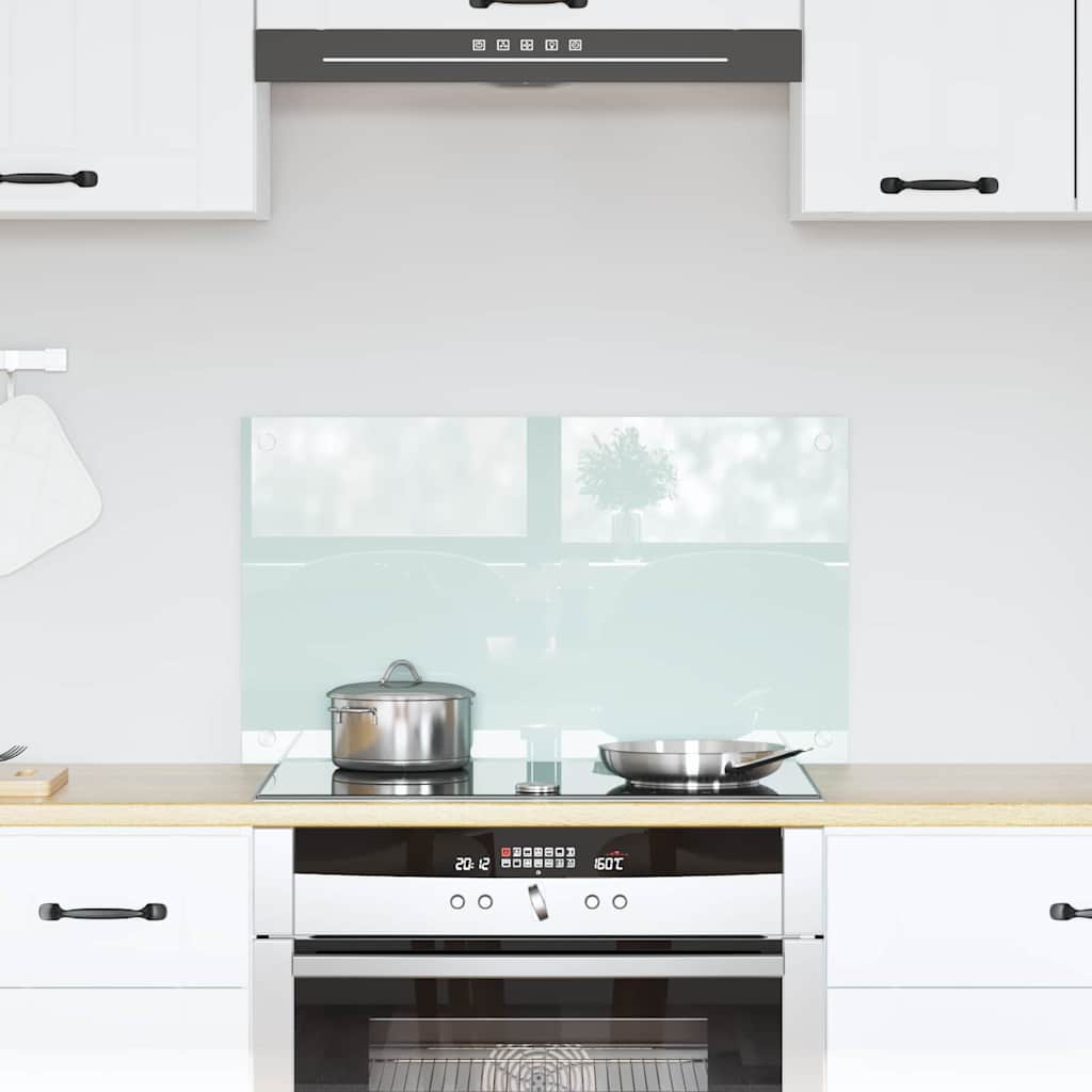 Vidaxx paroi arrière de cuisine blanc 70 x 40 cm verre trempé