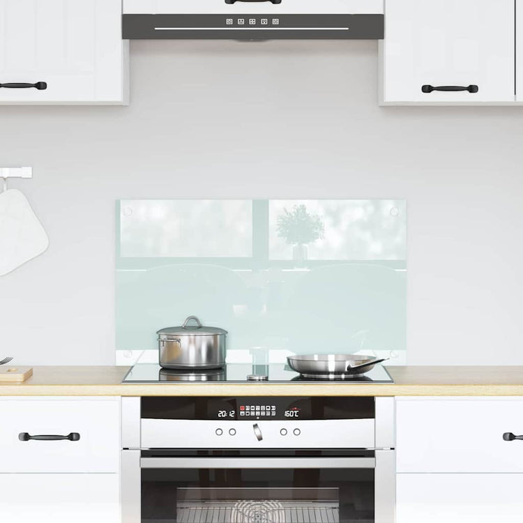 Vidaxx paroi arrière de cuisine blanc 70 x 40 cm verre trempé