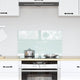 Vidaxx paroi arrière de cuisine blanc 70 x 40 cm verre trempé