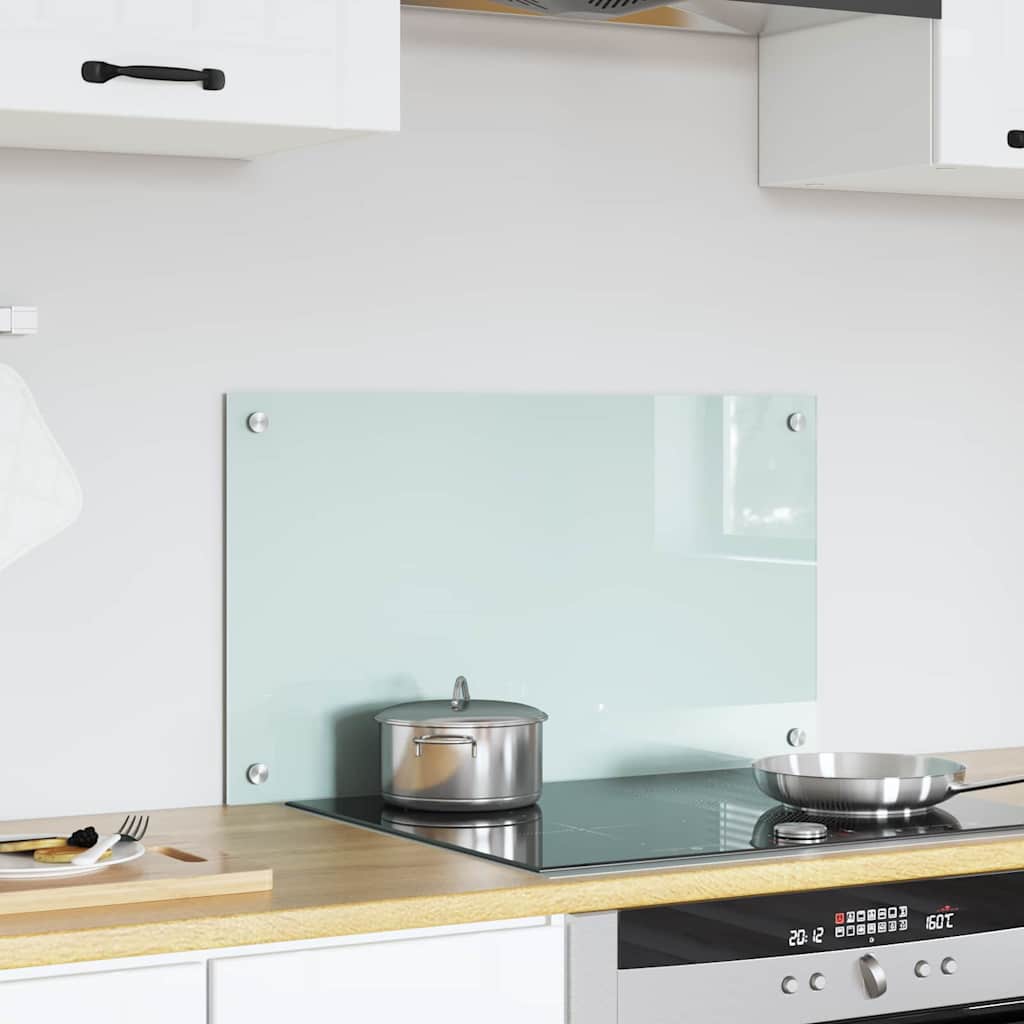 Vidaxx paroi arrière de cuisine blanc 70 x 40 cm verre trempé