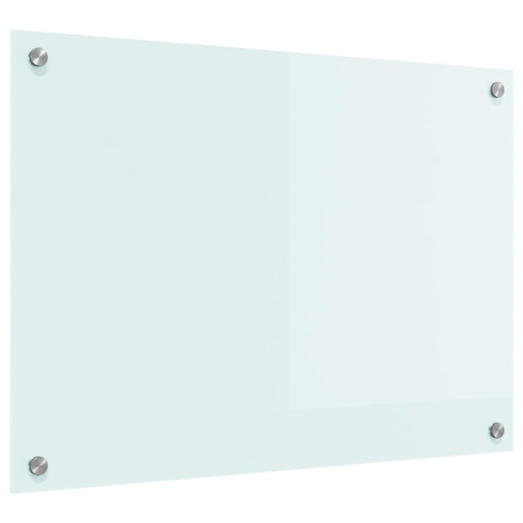 VidaXL paroi arrière de cuisine blanc 70 x 50 cm verre trempé
