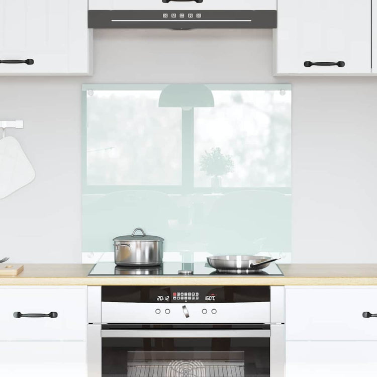 Vidaxx paroi arrière de cuisine blanc 70 x 60 cm verre trempé