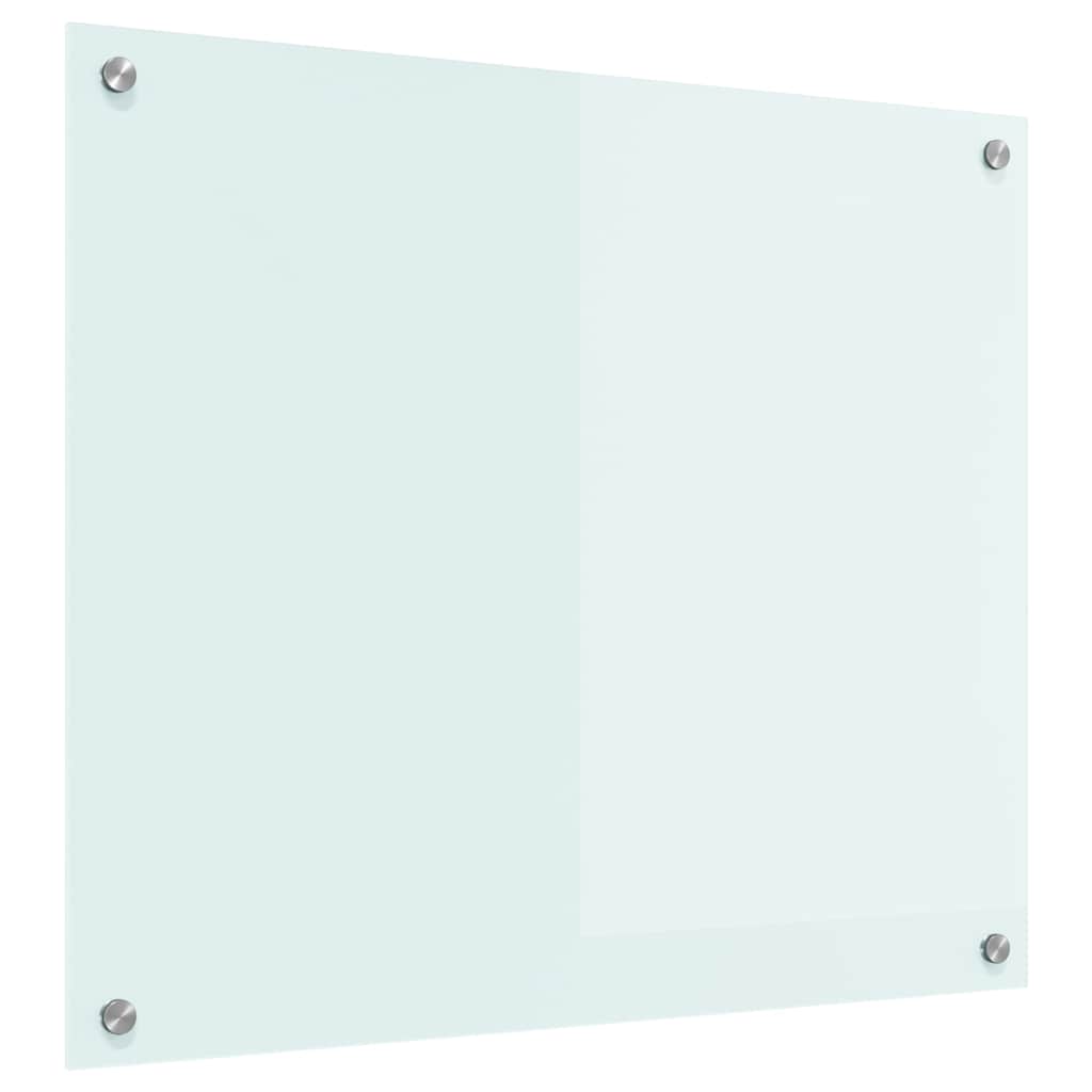 Vidaxx paroi arrière de cuisine blanc 70 x 60 cm verre trempé
