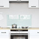 Vidaxx paroi arrière de cuisine blanc 80 x 40 cm verre trempé