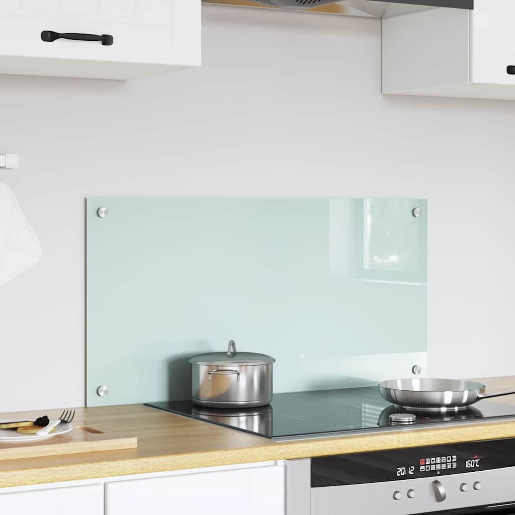 Vidaxx paroi arrière de cuisine blanc 80 x 40 cm verre trempé