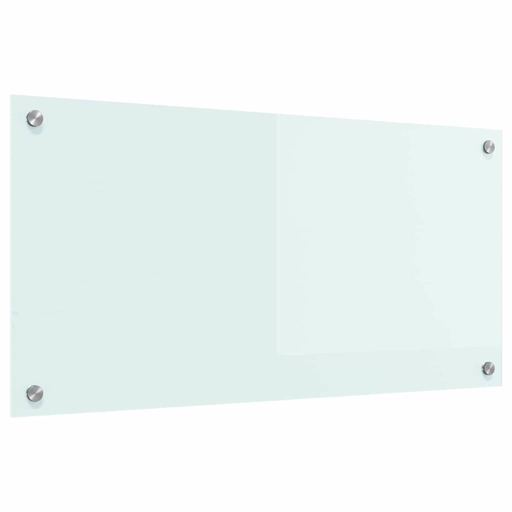 Vidaxx paroi arrière de cuisine blanc 80 x 40 cm verre trempé