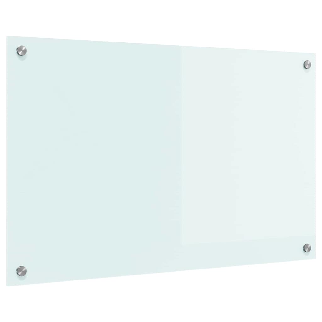Vidaxx paroi arrière de cuisine blanc 80 x 50 cm verre trempé