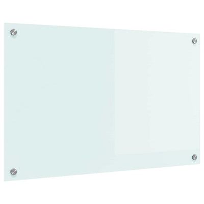Vidaxx paroi arrière de cuisine blanc 80 x 50 cm verre trempé