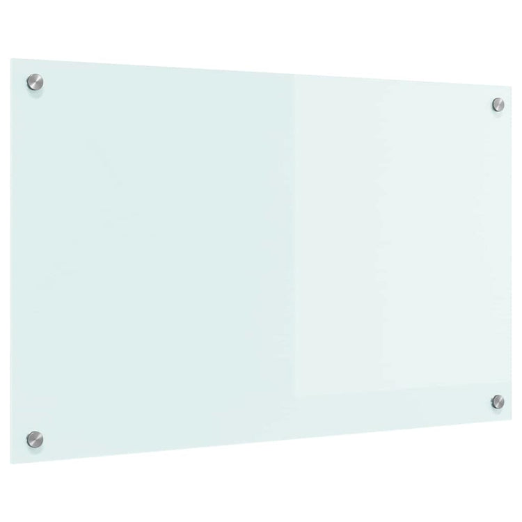 Vidaxx paroi arrière de cuisine blanc 80 x 50 cm verre trempé