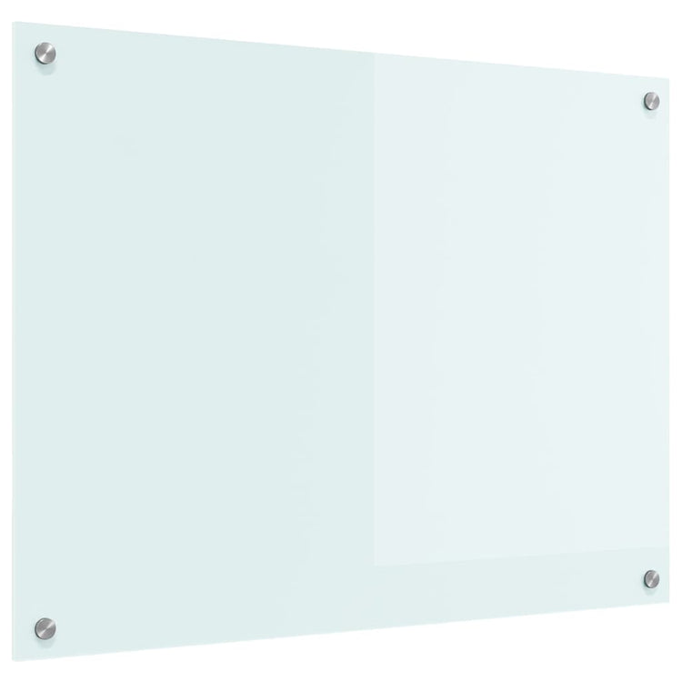 Vidaxx paroi arrière de cuisine blanc 80 x 60 cm verre trempé