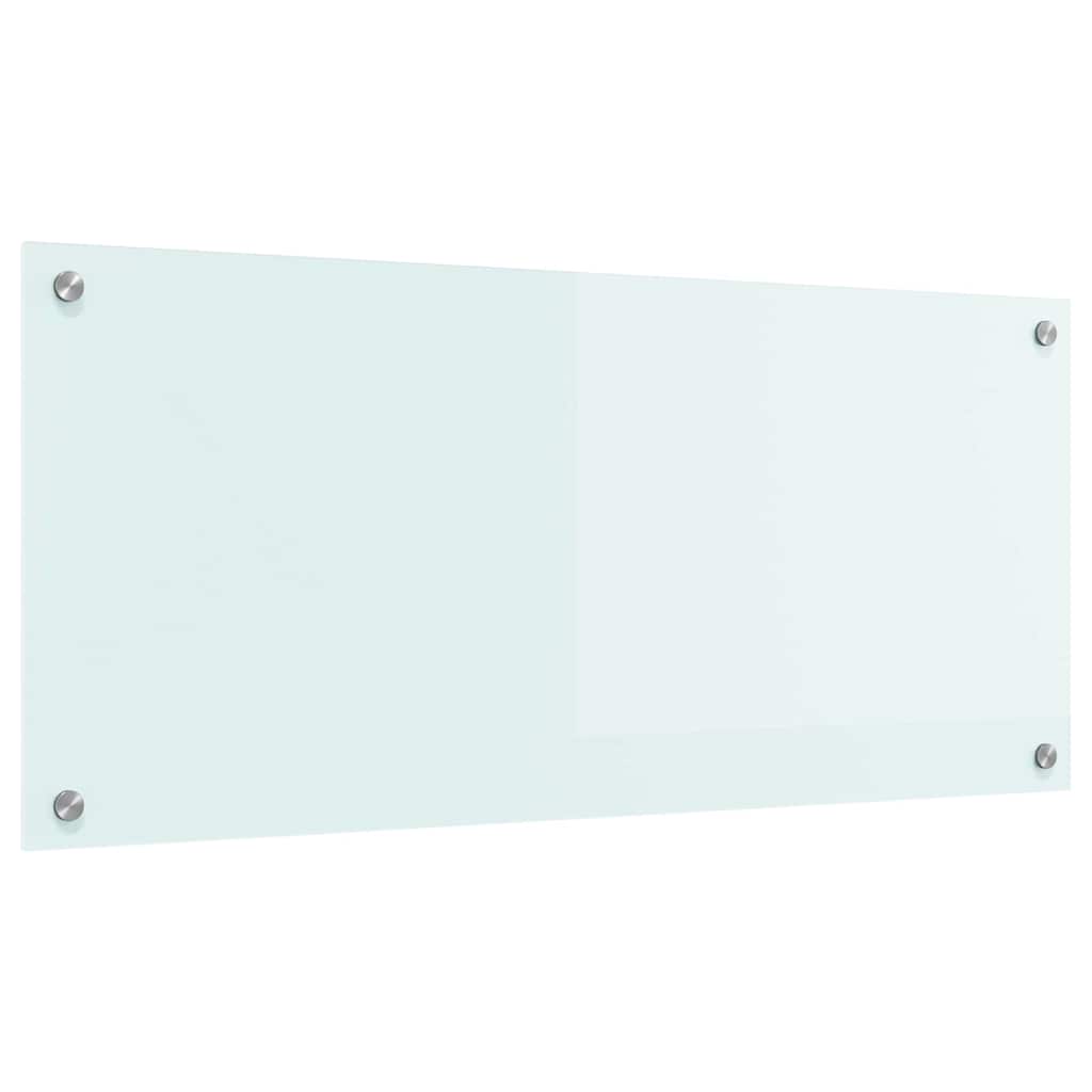 Vidaxx paroi arrière de cuisine blanc 90 x 40 cm verre trempé