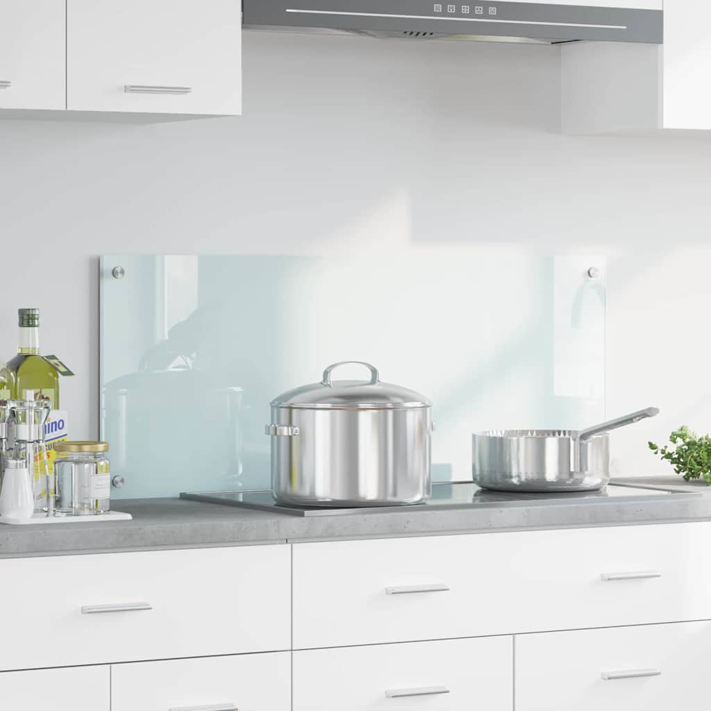 Vidaxx paroi arrière de cuisine blanc 100 x 40 cm verre trempé