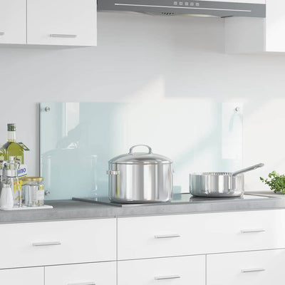 Vidaxx paroi arrière de cuisine blanc 100 x 40 cm verre trempé