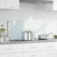 Vidaxx paroi arrière de cuisine blanc 100 x 40 cm verre trempé