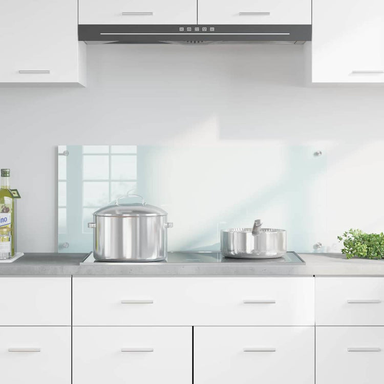 Vidaxx paroi arrière de cuisine blanc 100 x 40 cm verre trempé