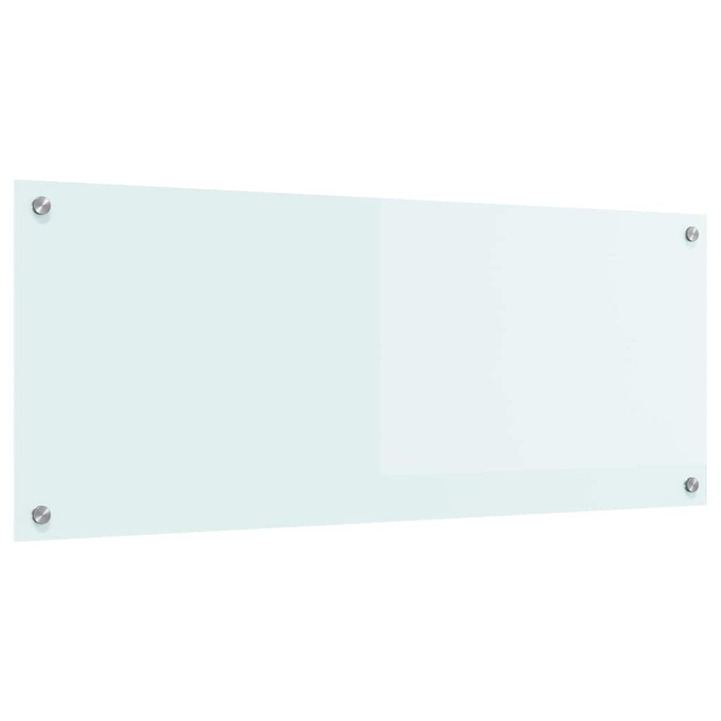 Vidaxx paroi arrière de cuisine blanc 100 x 40 cm verre trempé