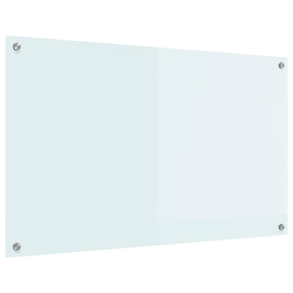 Vidaxx paroi arrière de cuisine blanc 100 x 60 cm verre trempé