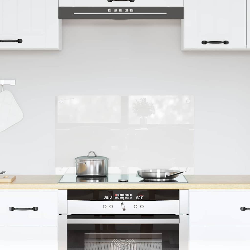 VidaXL paroi arrière de cuisine transparent 70 x 40 cm verre trempé