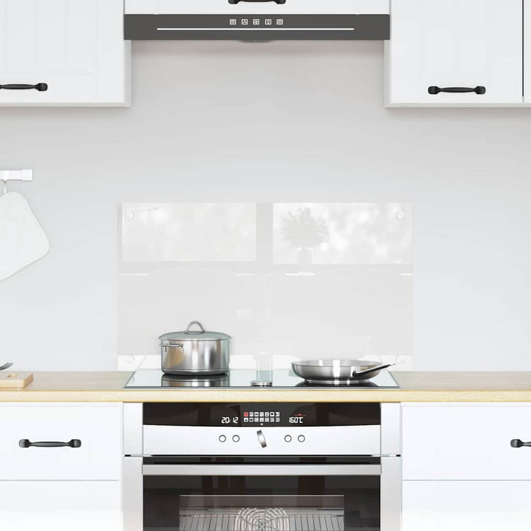 VidaXL paroi arrière de cuisine transparent 70 x 40 cm verre trempé