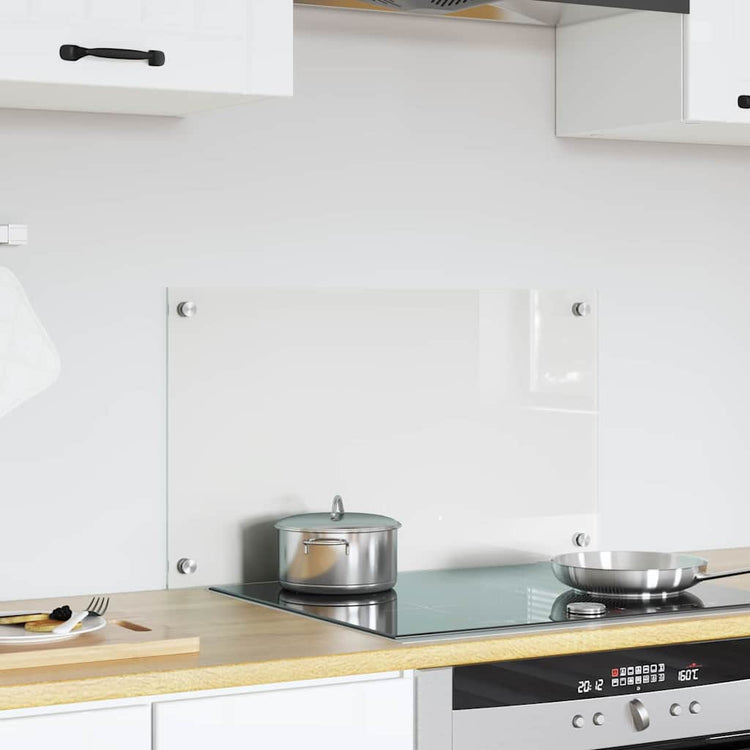 VidaXL paroi arrière de cuisine transparent 70 x 40 cm verre trempé
