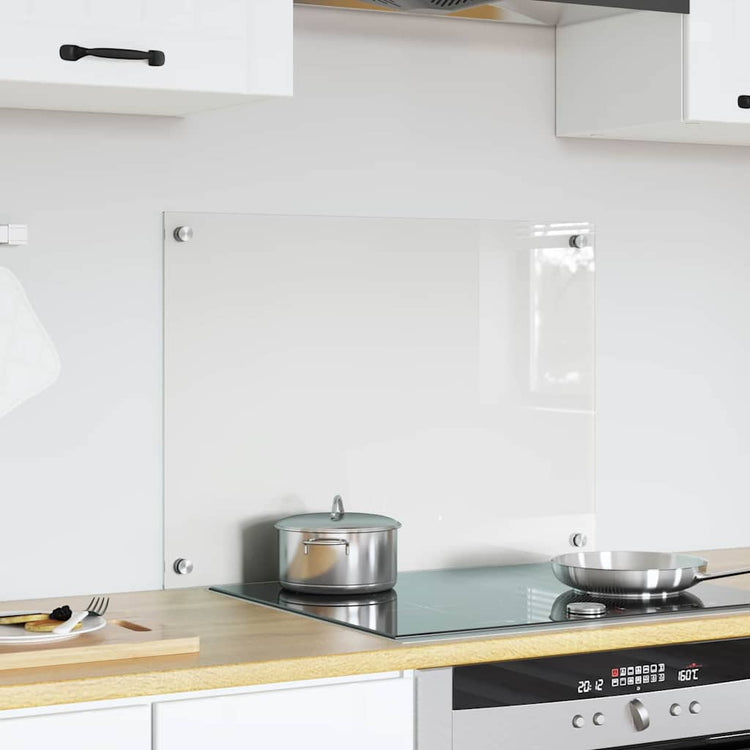 VidaXL paroi arrière de cuisine transparent 70 x 50 cm verre trempé