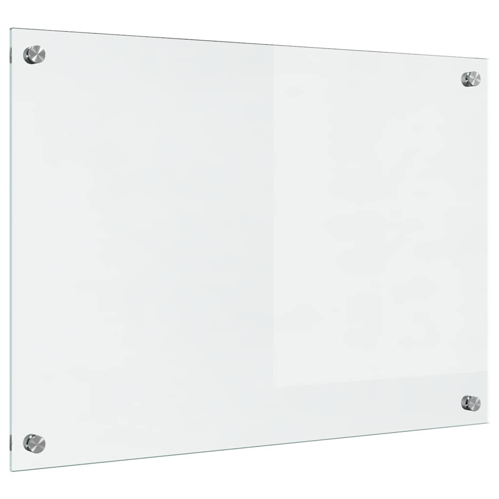 VidaXL paroi arrière de cuisine transparent 70 x 50 cm verre trempé