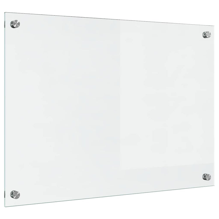 VidaXL paroi arrière de cuisine transparent 70 x 50 cm verre trempé