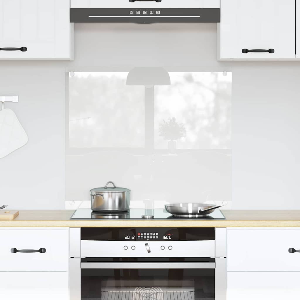 VidaXL paroi arrière de cuisine transparent 70 x 60 cm verre trempé