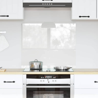 VidaXL paroi arrière de cuisine transparent 70 x 60 cm verre trempé