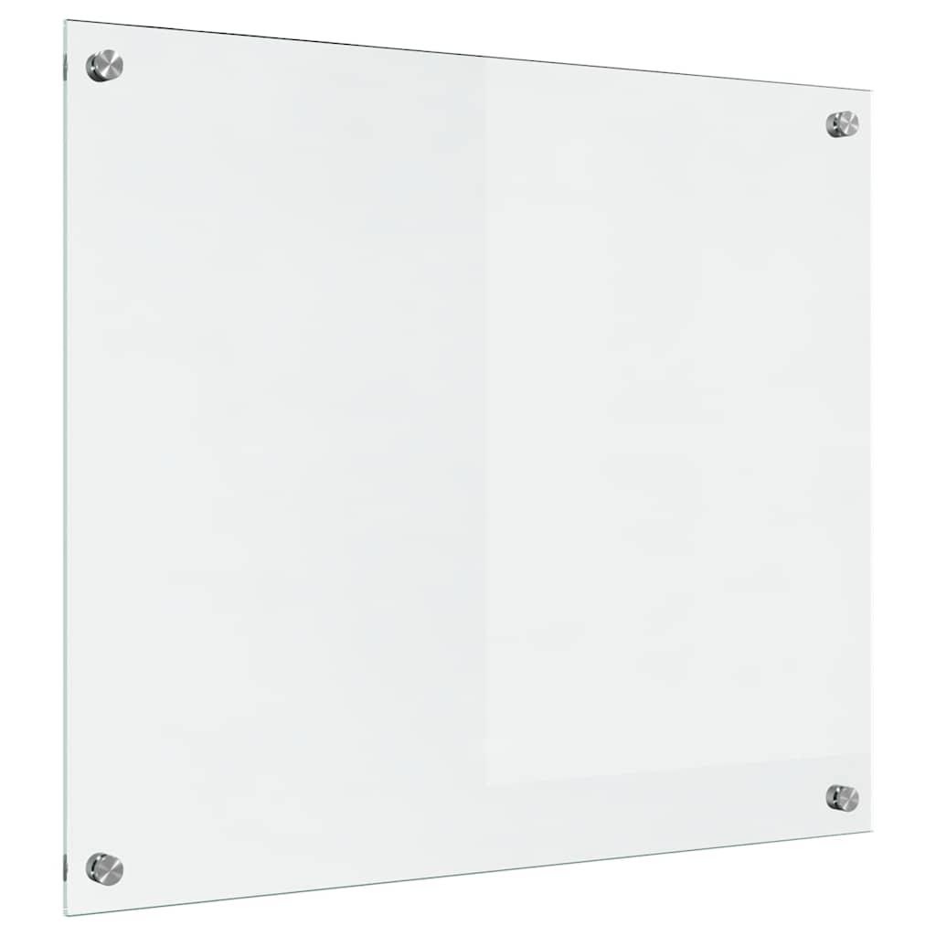 VidaXL paroi arrière de cuisine transparent 70 x 60 cm verre trempé