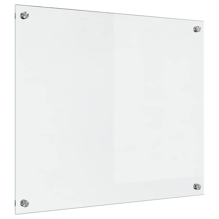 VidaXL paroi arrière de cuisine transparent 70 x 60 cm verre trempé