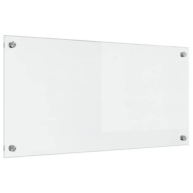Vidaxx paroi arrière de cuisine transparente 80 x 40 cm verre trempé