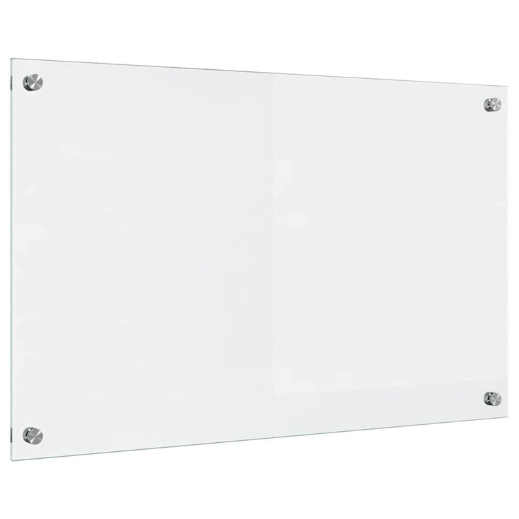 VidaXL paroi arrière de cuisine transparent 80 x 50 cm verre trempé