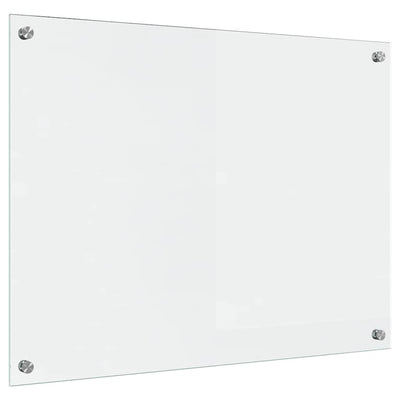 VidaXL paroi arrière de cuisine transparent 80 x 60 cm verre trempé