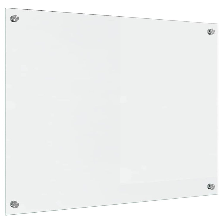 VidaXL paroi arrière de cuisine transparent 80 x 60 cm verre trempé