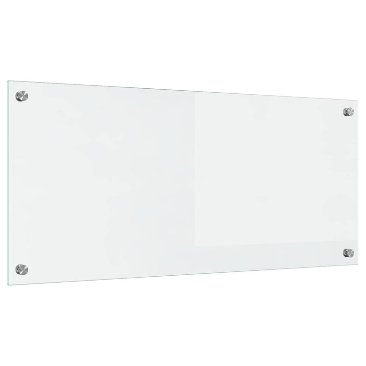VidaXL paroi arrière de cuisine transparent 90 x 40 cm verre trempé